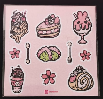 Plancha de Stickers Troquelados | Japon4