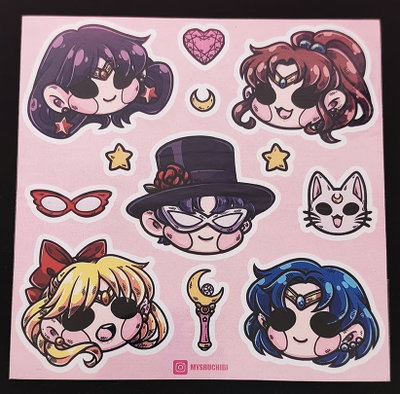 Plancha de Stickers Troquelados | Sailor moon2