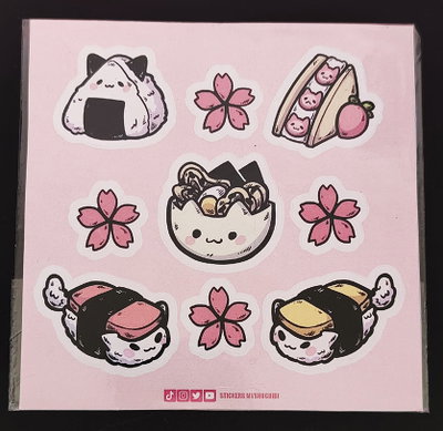 Plancha de Stickers Troquelados | Japon