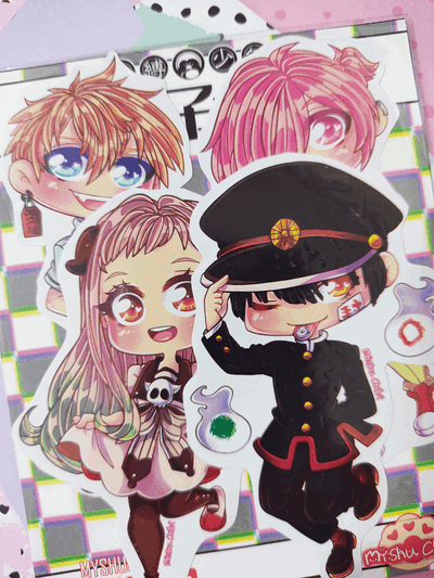 Set de Stickers Jibaku Shōnen Hanako-kun | Pack x4