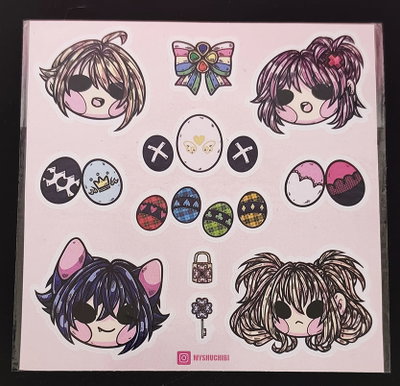 Plancha de Stickers Troquelados | Shugo chara