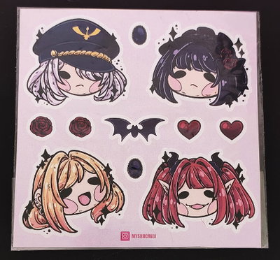 Plancha de Stickers Troquelados | sono bisque doll