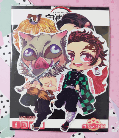 Set de Stickers Kimetsu no yaiba | Pack x4
