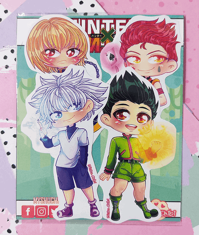 Set de Stickers Hunter x Hunter | Pack x4