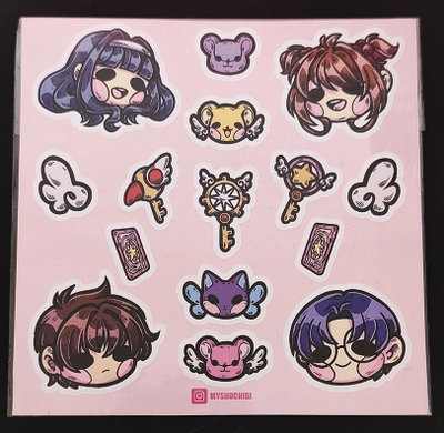 Plancha de Stickers Troquelados | Sakura card captor