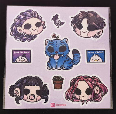 Plancha de Stickers Troquelados | Kpop Demon hunter1
