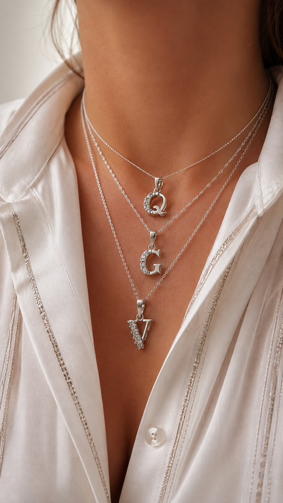 Collar plata 925 y cubics engarzados