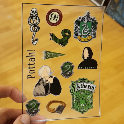Sticker Harry Potter (Slytherin)