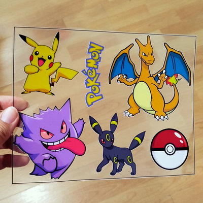 Sticker Pokemon (XL)