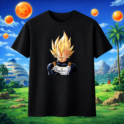 Remera Dragon Ball Z (Vegeta)