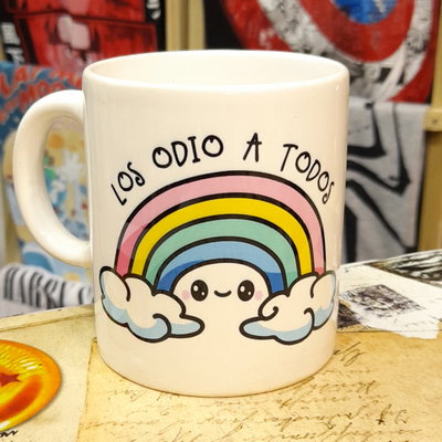Taza Los odio a todos