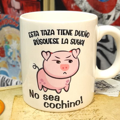 Taza NO toques