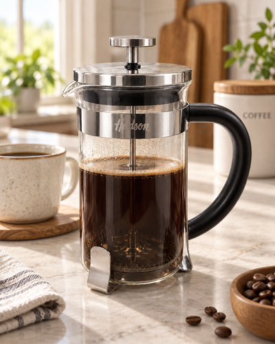 Cafetera Francesa con émbolo Hudson premium 