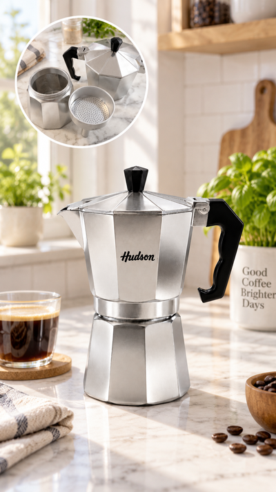 Cafetera Italiana Hudson – tamaño chico
