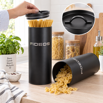 Lata para Fideos Black premium 