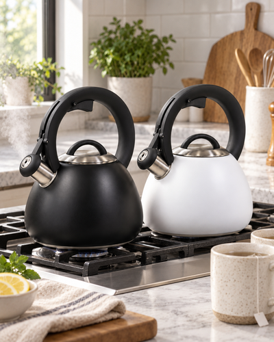Tetera silbadora New Cook – Acero Inoxidable