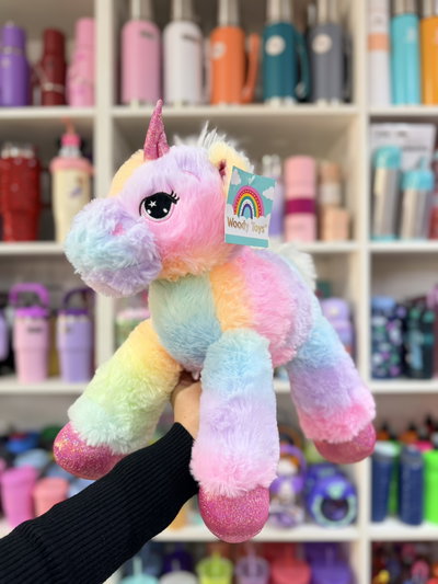 Peluche Unicornio Rainbow 30cm Woodytoys