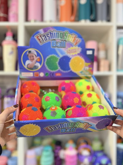 Squishy pelota fútbol con luz 