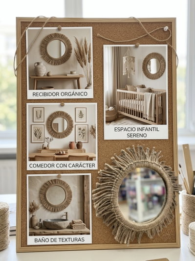 Espejo de diseño Yute 25cm