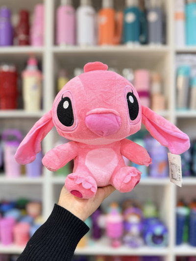 Peluche Angel rosa Stitch 22cm