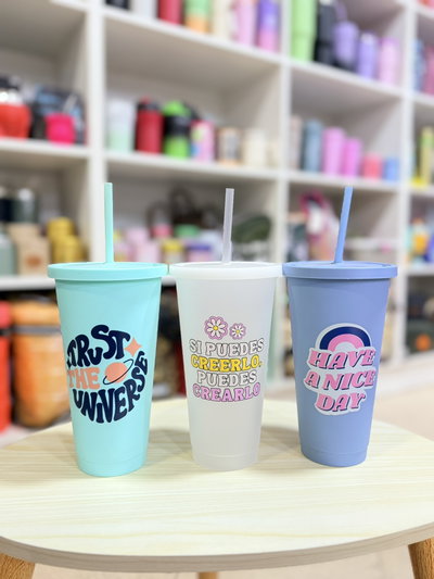 Vaso Party con sorbete 