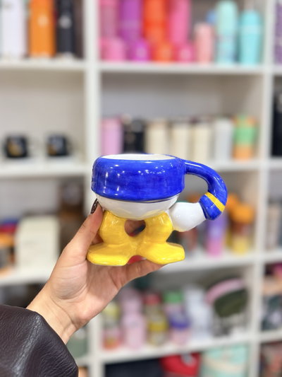 Taza 3D Pato Donald cerámica