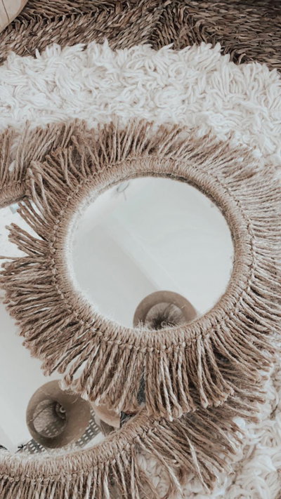 Espejo de diseño Yute 25cm