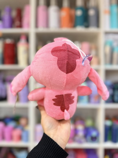 Peluche Angel rosa Stitch 22cm
