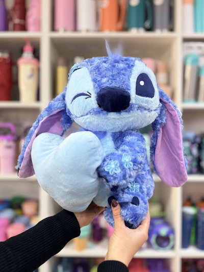 Peluche Stitch XL corazón 40cm