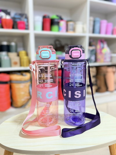 Botella XL READY con bombilla premium importada 