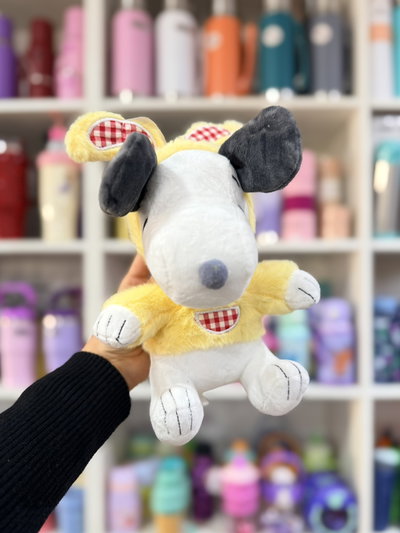 Peluche Snoopy buzo con capucha 23cm