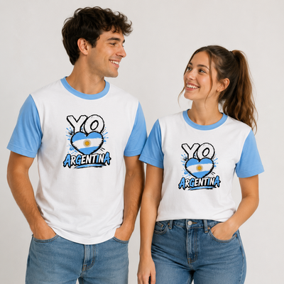 Remera  Yo amo Argentina