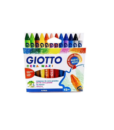 Crayones de Cera Giotto Maxi 12 u.