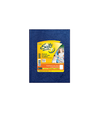 Cuaderno Éxito N°3 Rayado Forrado Azul 48 hs