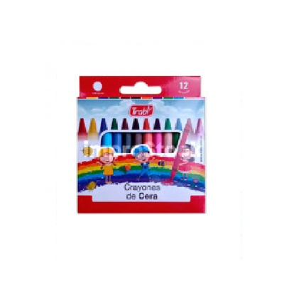 Crayones de Cera Trabi Surtido 12 u.