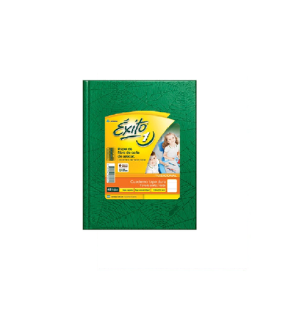 Cuaderno Éxito e1 Rayado Forrado Verde 48 hs.
