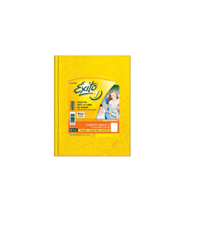Cuaderno Éxito e1 Rayado Forrado Amarillo 48 hs