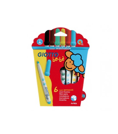 Marcador Giotto Bebé x 6 u.