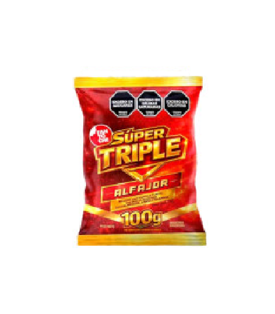 Alfajor Fantoche Super Triple 100 gr.
