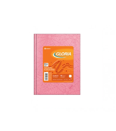 Cuaderno Gloria Tpa. Dura Rayado Forrado Rosa 42 hs.