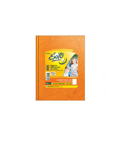 Cuaderno Éxito e1 Rayado Forrado Naranja 48 hs