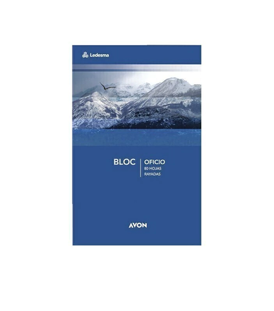 Block Oficio Avon Rayado 80 hs.