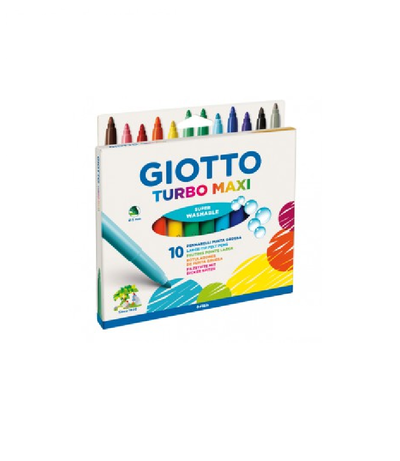 Marcadores Giotto Turbo Maxi x 10 u.