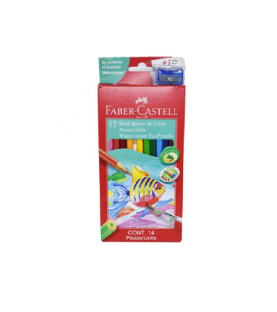 Lápices de Colores Faber Castell Acuarelables 12 u.