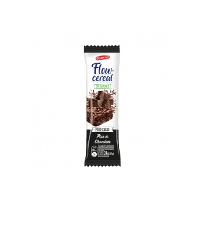 Barra de Cereal Flow Cereal Almendras con Piso de Chocolate x 30 g.