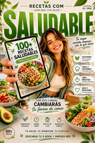 100+ RECETAS SALUDABLES