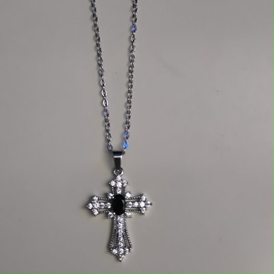 Collar Cruz Chica Strass