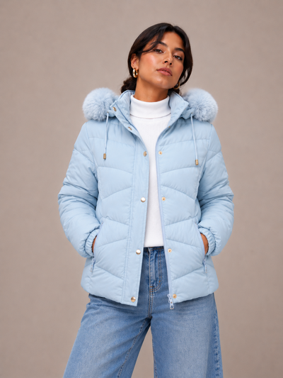 Campera Diana con Piel S al XL