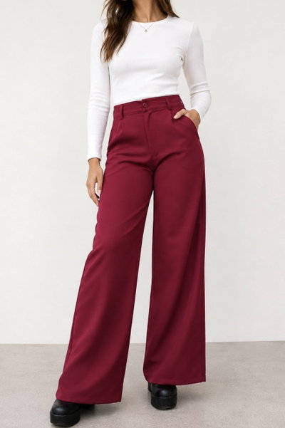 Pantalón sastrero wide leg talle 2 al 5
