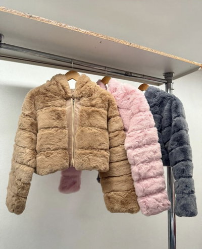 Campera de piel Sofia Oversize